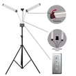 Dvojramenná, otočná LED lampa