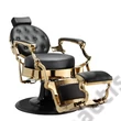 HAIRWAY ROMEO-GOLD BARBER KRESLO ČIERNE