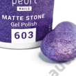 PEARL NAILS MATTE STONE GÉL LAK 603 - LILA "AMETYST" 7ML