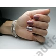 STRIEBORNÝ, EXTRA TRBLIETAVÝ DECOR GÉL - PEARL NAILS GLAM DECOR GEL SILVER