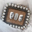 STRIEBORNÝ DECOR GÉL - PEARL NAILS GLAM DECOR GEL SILVER
