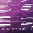 PERFECT NAILS FULL COVERAGE NAIL TIP - GÉLOVÉ TIPY NA NECHTY - OVAL SHORT