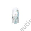 PEARL NAILS GALAXY METAL FLAKES - PINK - NA BIELOM PODKLADE