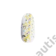 PEARL NAILS GALAXY METAL FLAKES BLUE NA BIELOM PODKLADE