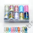 PEARL NAILS TRANSFER FÓLIA NA NECHTY - MARBLES - SADA 10KS