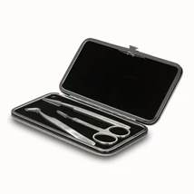 LASH &amp; LASHES 3-DIELNY SET PINZIET A NOŽNIČIEK V MAGNETICKOM PUZDRE (STRIEBORNÁ)