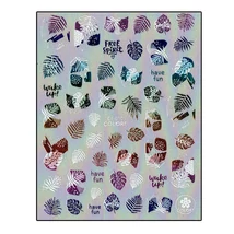 NÁLEPKY NA NECHTY LEAF MANIA COLORFUL CJ010SZ