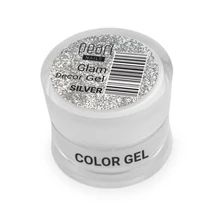 PEARL NAILS GLAM DECOR GEL - SILVER 5ML PEARL NAILS GLAM DECOR GEL - SILVER 5ML