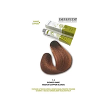 IMPEVITA FARBA NA VLASY BEZ AMONIAKU/PPD/RESORCINOLU 100ml 7.4 STREDNÁ BLOND MEDENÁ