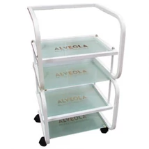 Alveola Vozík na kozmetiku  so 4 policami