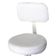 Froté návlek na taburetku s operadlom