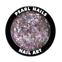 PEARL NAILS GALAXY METAL FLAKES PINK