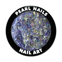 PEARL NAILS GALAXY METAL FLAKES BLUE