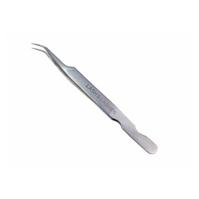 Lash &amp; Lashes S-1210 silne zakrivená pinzeta na mihalnice