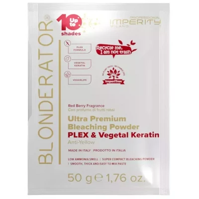 BLONDERATOR ULTRA PERMIUM ODFARBOVACÍ/MELÍROVACÍ PRÁŠOK PLEX &amp; KERATIN 50G