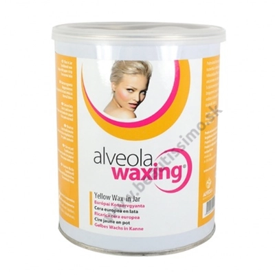 Alveola Waxing Žltý vosk v plechovke 800 ml