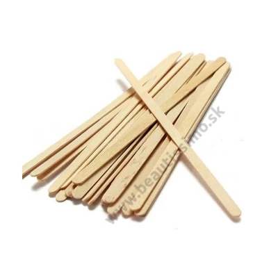 KOZMETICKÁ DREVENÁ ŠPACHTĽA STICK 100 KS 14 x 0,5 CM