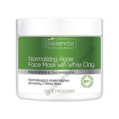 BIELENDA PROFESSIONAL - NORMALIZAČNÁ ALGINÁTOVÁ MASKA  S BIELYM ÍLOM 160G
