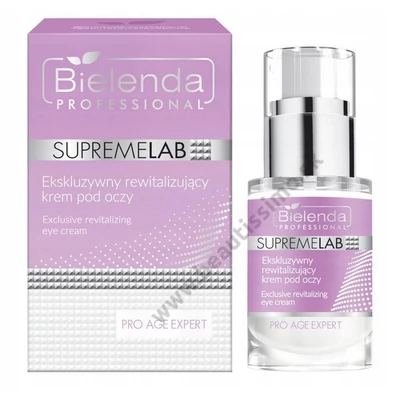 BIELENDA SUPREMELAB PRO AGE EXPERT EXKLUZÍVNY REVITALIZUJÚCI OČNÝ KRÉM 15ML