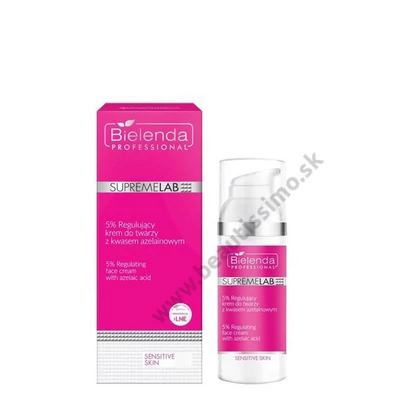BIELENDA SUPREMELAB Sensitive Skin 5% Regulačný krém na tvár s kyselinou azaleaovou 50 ML