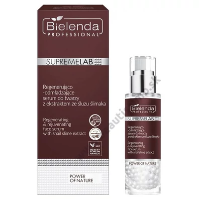 BIELENDA SUPREMELAB - POWER OF NATURE - REGENERAČNÝ SÉRUM NA TVÁR S EXTRAKTOM ZO SLIMAČIEHO SLIZU 30 G