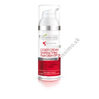 BIELENDA PROFESSIONAL - TÓNOVACÍ A UPOKOJUJÚCI KRÉM NA TVÁR POST TREATMENT CARE-COVER CREAM 50 ML
