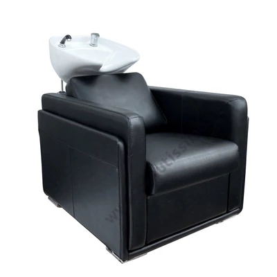 Hairway Umývací box Adam čierny/biela misa 