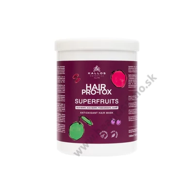 KALLOS PRO-TOX SUPERFRUIT MASKA NA VLASY 1000ML