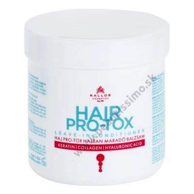 KALLOS PRO-TOX NEZMÝVATEĹNÝ KONDICIONÉR  250ML