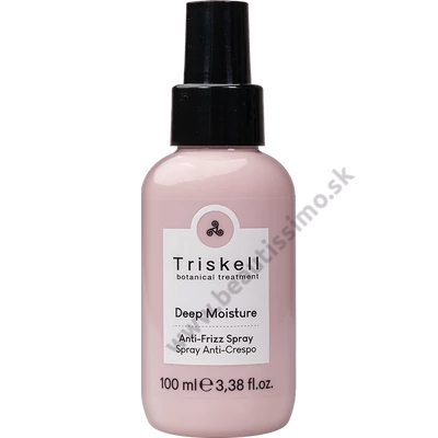 TRISKELL DEEP MOISTURE ANTI-FRIZZ HYDRATAČNÝ UHLADZUJÚCI SPREJ NA VLASY PROTI KREPOVATENIU 100ML