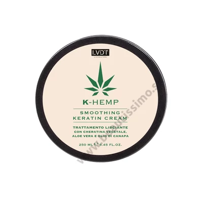 LVDT K-HEMP VYHLADZUJÚCI KERATÍNOVÝ KRÉM NA VLASY 250ML