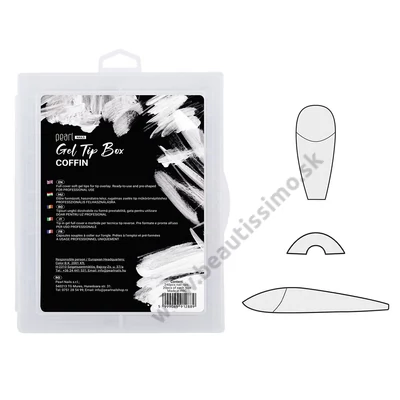 PEARL NAILS GEL TIP BOX - COFFIN
