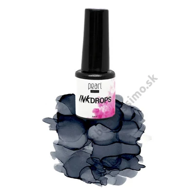 PEARL NAILS INKDROPS DEKORAČNÝ ATRAMENT - ČIERNA 48