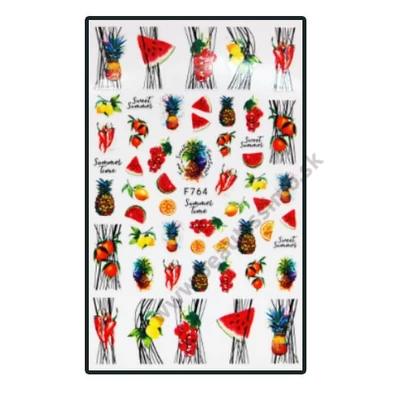 APHRO NAILS NÁLEPKY NA NECHTY FRUITS F764