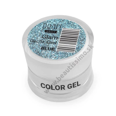 PEARL NAILS GLAM DECOR GEL - BLUE 5ML
