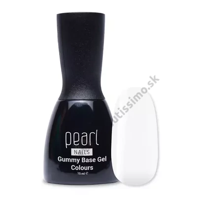 PEARL NAILS GUMMY BASE GEL WHITE 15ML