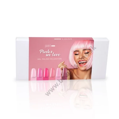PEARL NAILS SADA GÉL LAKOV PINKS WE LOVE 6x7ML