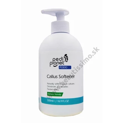 PEDI PLANET CALLUS SOFTENER GÉL 500ML – GÉL NA ZMÄKČENIE STVRDNUTEJ KOŽE