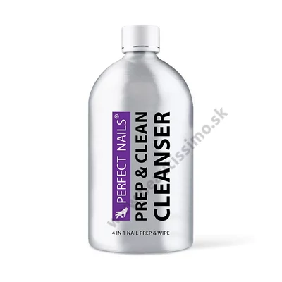 PERFECT NAILS PREP&amp;CLEAN CLEANSER - UNIVERZÁLNA PRÍPRAVNÁ, FIXAČNÁ A ČISTIACA TEKUTINA 500ML