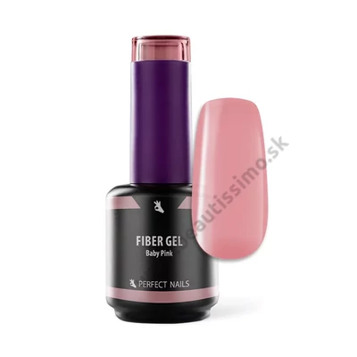 PERFECT NAILS FIBER BASE GEL VITAMIN - PODKLADOVÝ GÉL SO SKLENÝMI VLÁKNAMI 15ML - BABY PINK
