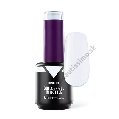 PERFECT NAILS HEMA FREE BUILDER GEL IN BOTTLE - FAREBNÝ STAVEBNÝ GÉL 15ML - LATTE WHITE