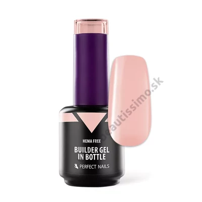 PERFECT NAILS HEMA FREE BUILDER GEL IN BOTTLE - FAREBNÝ STAVEBNÝ GÉL 15ML - LIGHT PEACH