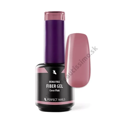 PERFECT NAILS FIBER VITAMIN BASE GEL - HEMA FREE SPEVŇUJÚCA PODKLADOVÁ BÁZA POD GÉL LAK 15ML - COVER PINK