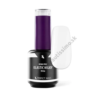 PERFECT NAILS ELASTIC COVER BASE GEL - HEMA FREE SPEVŇUJÚCA PODKLADOVÁ BÁZA POD GÉL LAK 15ML - MILKY WHITE