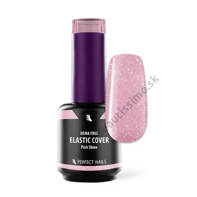 PERFECT NAILS ELASTIC COVER BASE GEL - HEMA FREE SPEVŇUJÚCA PODKLADOVÁ BÁZA POD GÉL LAK 15ML - PINK SHINE