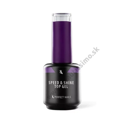 PERFECT NAILS SPEED &amp; SHINE TOP COAT GÉL 15ML