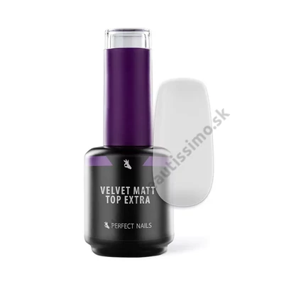 PERFECT NAILS VELVET MATT TOP GEL EXTRA – MATNÝ VRCHNÝ GÉL 15ML