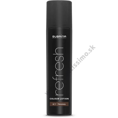 SUBRINA PROFESSIONAL REFRESH  COLOUR LOTION 6/7 FARBIACI SPREJ NA VLASY HNEDÁ 250ML