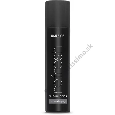 SUBRINA PROFESSIONAL REFRESH  COLOUR LOTION 7/2 FARBIACI SPREJ NA VLASY DYMOVO ŠEDÁ 250ML