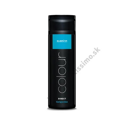 SUBRINA PROFESSIONAL COLOUR DIRECT TURQUOISE PRIAMA FARBA NA VLASY TYRKYSOVÁ 200ML